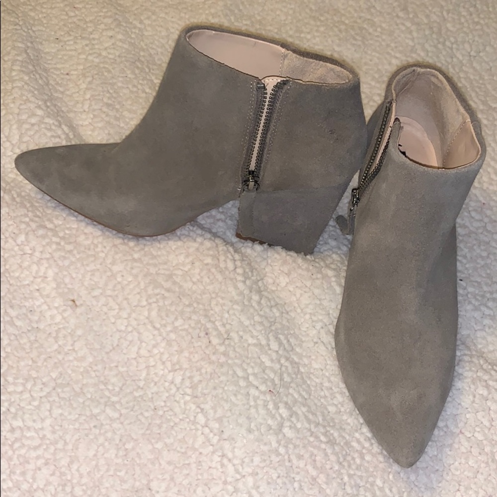 Zara suede booties